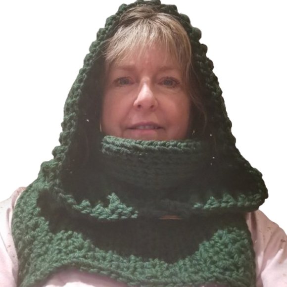 Matrixx Hood, Crochet Matrixx Cowl, TikTok Viral Matrixx Cowl, Hooded Cowl - Picture 9 of 15